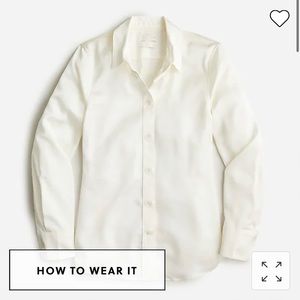 JCrew Slim-fit Drapey Shirt